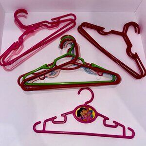 Kids Mixed Hangers Bundle Dora Closet Organizer Lot (19)